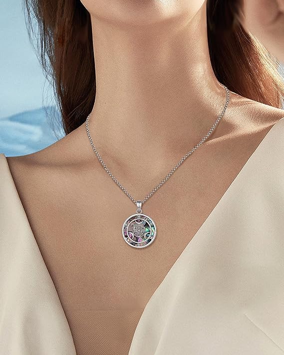 ONE :💎Hecate Wheel: Pendant Necklace Fine Jewelry 💎