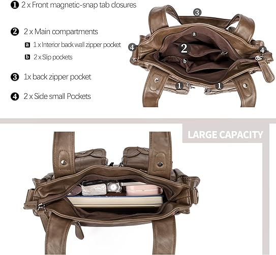 Women Fashion Handbag Tote Bag Shoulder Bag Top Handle Satchel Purse