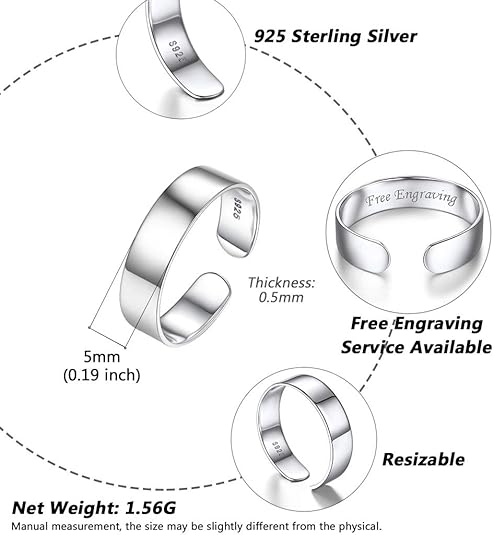 ONE: 925 Sterling Silver High Quality Ring