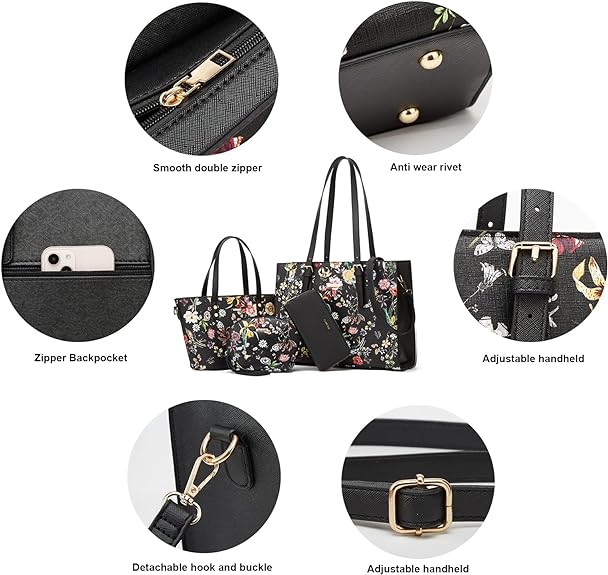 Women Fashion Handbag Tote Bag Shoulder Bag Top Handle Satchel Purse