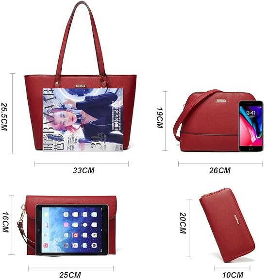 Women Fashion Handbag Tote Bag Shoulder Bag Top Handle Satchel Purse