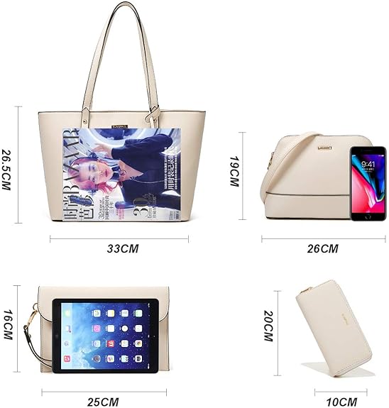 Women Fashion Handbag Tote Bag Shoulder Bag Top Handle Satchel Purse