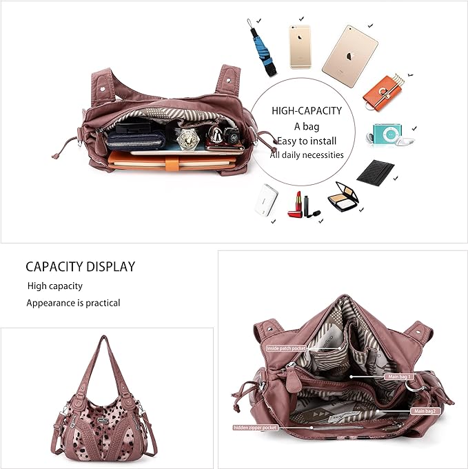 Women Fashion Handbag Tote Bag Shoulder Bag Top Handle Satchel Purse