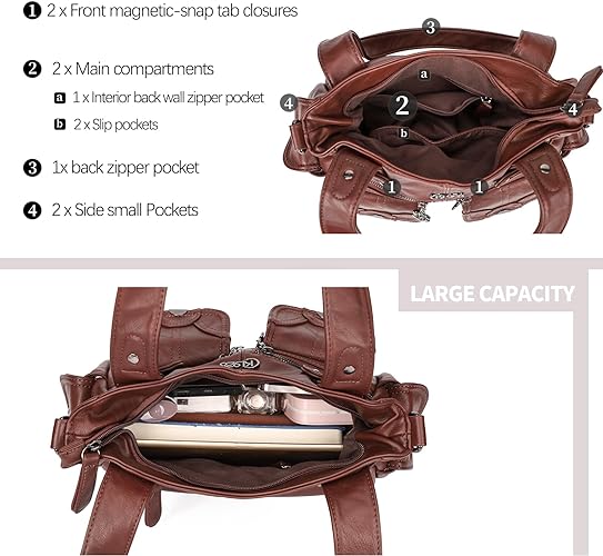 Women Fashion Handbag Tote Bag Shoulder Bag Top Handle Satchel Purse