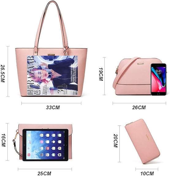 Women Fashion Handbag Tote Bag Shoulder Bag Top Handle Satchel Purse