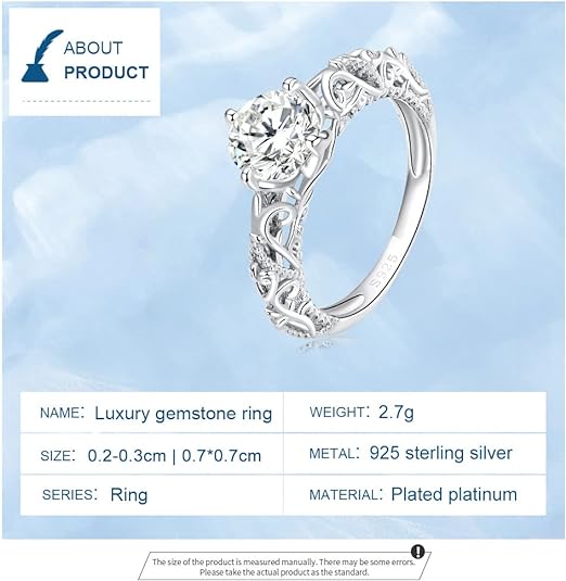 ONE: 925 Sterling Silver High Quality Ring