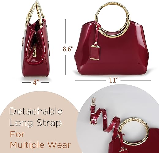Women Fashion Handbag Tote Bag Shoulder Bag Top Handle Satchel Purse