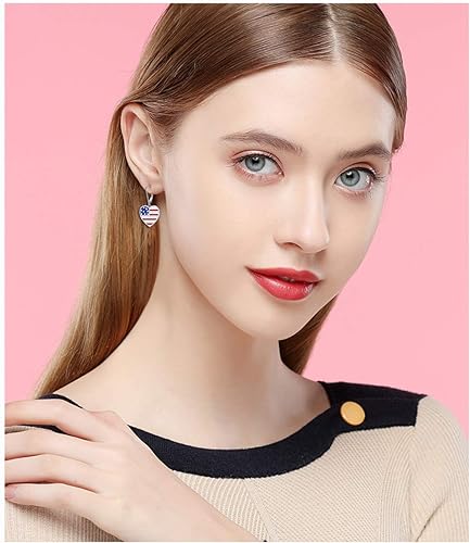 ONE: Style: FLAG LEVER BACK Earrings 925 Sterling Silver