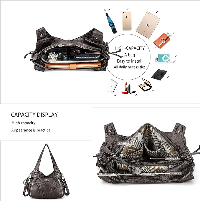 Women Fashion Handbag Tote Bag Shoulder Bag Top Handle Satchel Purse