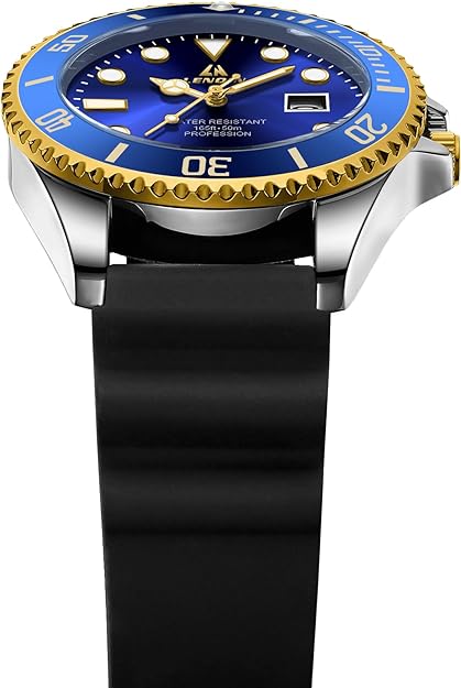 Analog Quartz Sports Unisex Watch 30M Waterproof Watch for Men Women Nurse Medical Professionals-Military Time with Second Hand Glowing Easy to Read Dial Wrist Watch