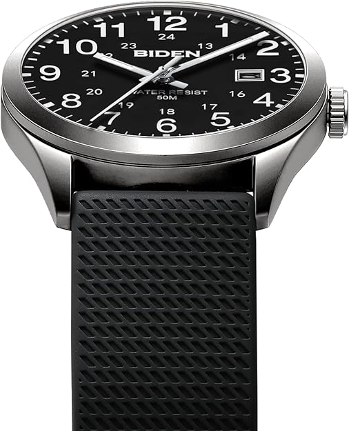 Analog Quartz Sports Unisex Watch 30M Waterproof Watch for Men Women Nurse Medical Professionals-Military Time with Second Hand Glowing Easy to Read Dial Wrist Watch