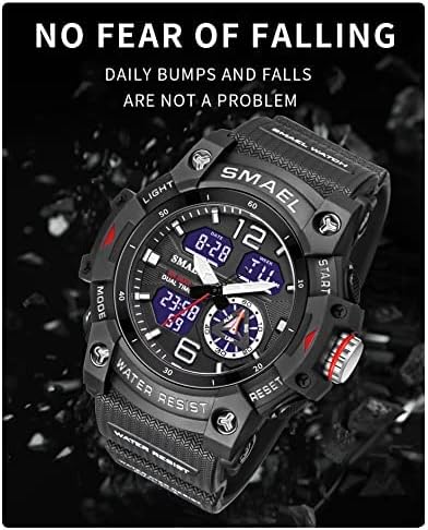 ONE: Men's Watches Multi Function Military S-Shock Sports Watch LED Digital Waterproof