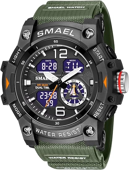 ONE: Men's Watches Multi Function Military S-Shock Sports Watch LED Digital Waterproof