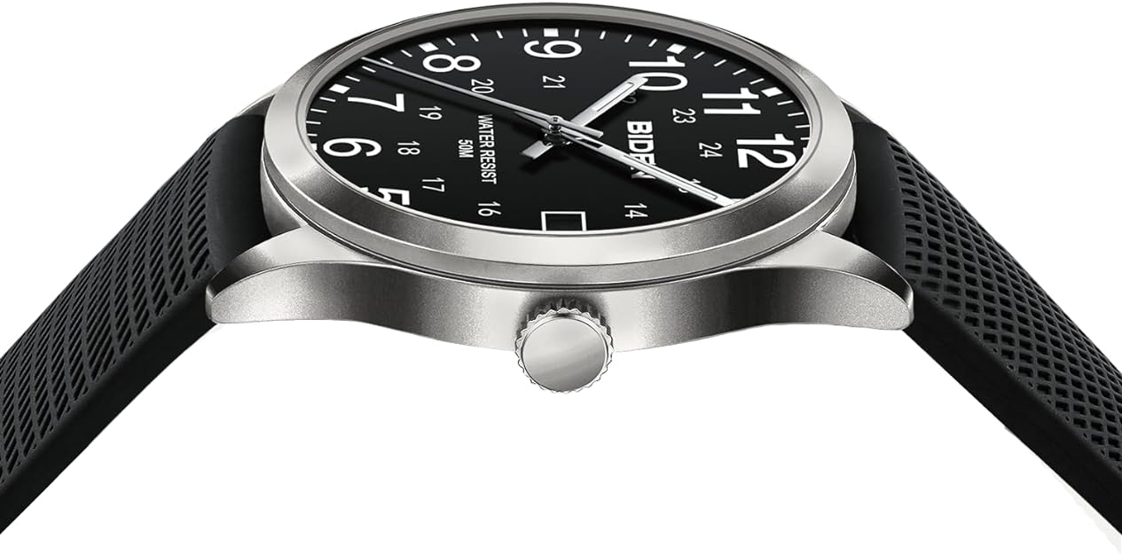 Analog Quartz Sports Unisex Watch 30M Waterproof Watch for Men Women Nurse Medical Professionals-Military Time with Second Hand Glowing Easy to Read Dial Wrist Watch