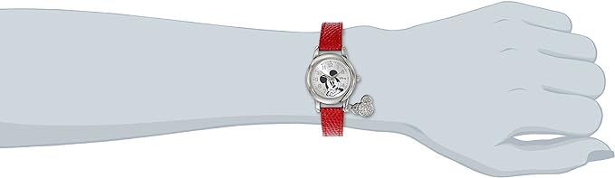 ONE: DISNEY Classic Mickey Mouse Watch Leather Strap Watch