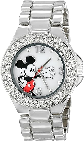 ONE: DISNEY Classic Mickey Mouse Watch Leather Strap Watch
