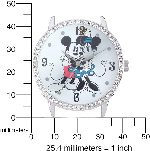 ONE: ONE: Disney Adult Classic Metal Bracelet Analog Quartz Watch