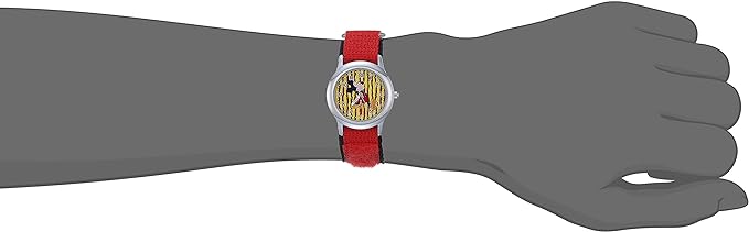 ONE: Kids Disney Mickey Mouse Minnie Mouse Analog Quartz Time Teacher Wrist Watch for Toddlers, Boys & Girls to Learn How to Tell Time