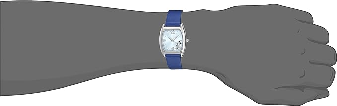 ONE: DISNEY Classic Mickey Mouse Watch Leather Strap Watch