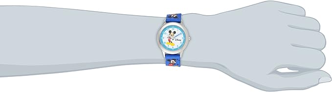 ONE: Kids Disney Mickey Mouse Minnie Mouse Analog Quartz Time Teacher Wrist Watch for Toddlers, Boys & Girls to Learn How to Tell Time