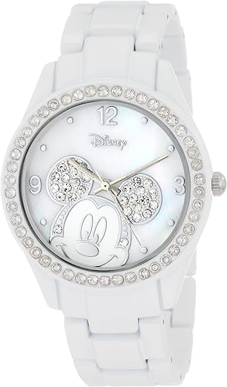 ONE: DISNEY Classic Mickey Mouse Watch Leather Strap Watch