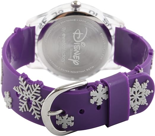 ONE: Disney Frozen Kids' Plastic Time Teacher Analog Quartz 3D Strap Watch - For the Disney Lover: Disney