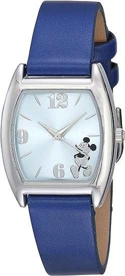 ONE: DISNEY Classic Mickey Mouse Watch Leather Strap Watch