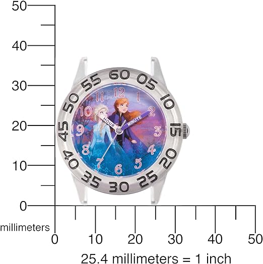 ONE: Disney Frozen Kids' Plastic Time Teacher Analog Quartz 3D Strap Watch - For the Disney Lover: Disney