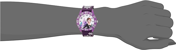 ONE: Disney Frozen Kids' Plastic Time Teacher Analog Quartz 3D Strap Watch - For the Disney Lover: Disney