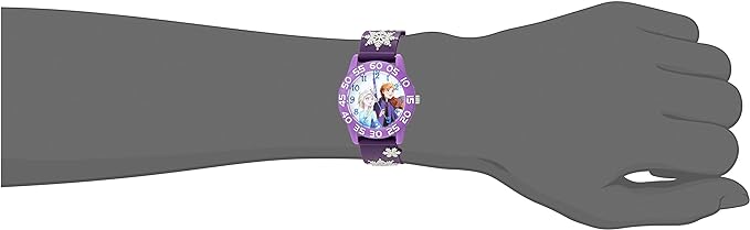 ONE: Disney Frozen Kids' Plastic Time Teacher Analog Quartz 3D Strap Watch - For the Disney Lover: Disney