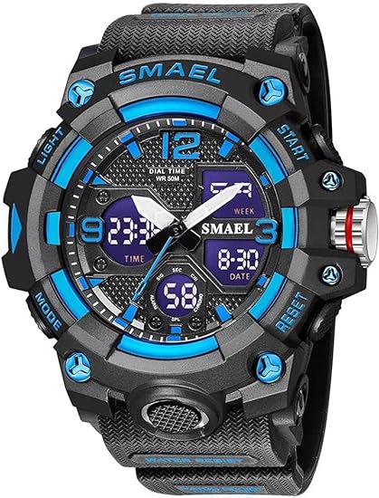 ONE: Men's Watches Multi Function Military S-Shock Sports Watch LED Digital Waterproof