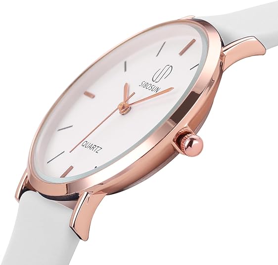 ONE: Luxury Wrist Watch Minimalist Men Square Dial Business Style Leather Strap Quartz Analog