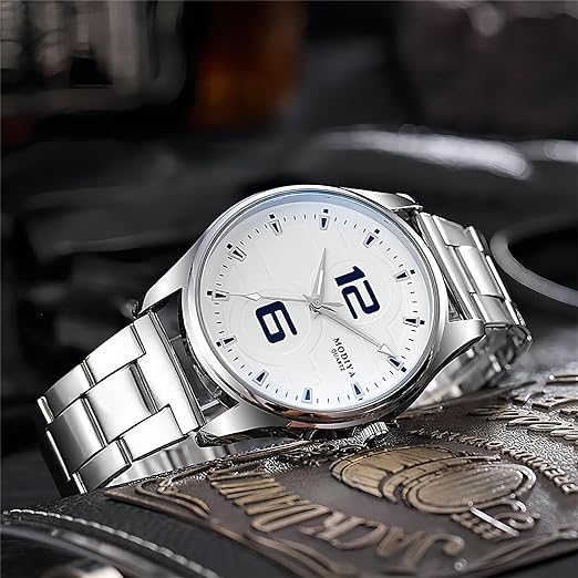 ONE: Men's Casual Classic Luxury Wrist Watch, Analog Quartz Stainless Steel