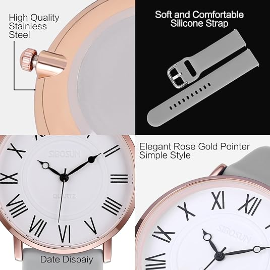ONE: Luxury Wrist Watch Minimalist Men Square Dial Business Style Leather Strap Quartz Analog