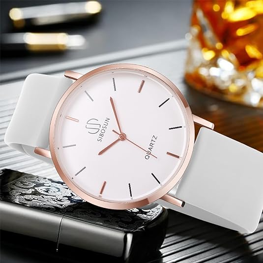 ONE: Luxury Wrist Watch Minimalist Men Square Dial Business Style Leather Strap Quartz Analog