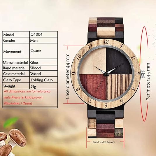 ONE: Wrist Watch Easy to Read  Style