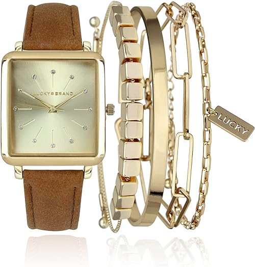 ONE:  Luxury Elegant Watch and Bracelet Set for Women:  Rhinestone with Bangles Starry Sky