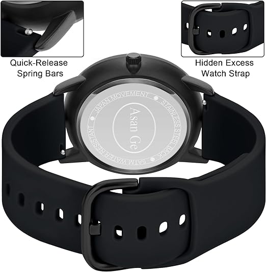 0NE: Luxury Wrist Watch Minimalist Men Square Dial Business Style Leather Strap Quartz Analog