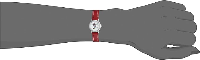 ONE: DISNEY Classic Mickey Mouse Watch Leather Strap Watch