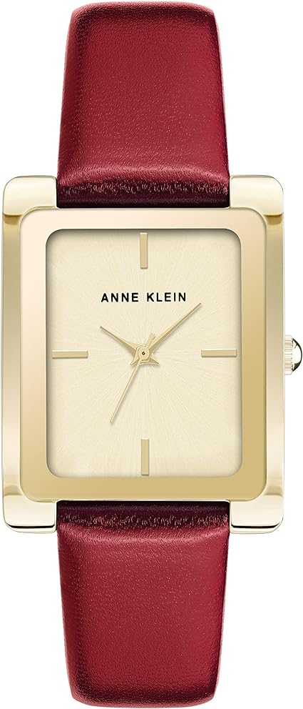 ONE:  Anne Klein Women's Leather Strap Watch