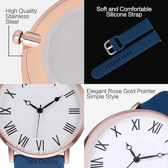 ONE: Luxury Wrist Watch Minimalist Men Square Dial Business Style Leather Strap Quartz Analog
