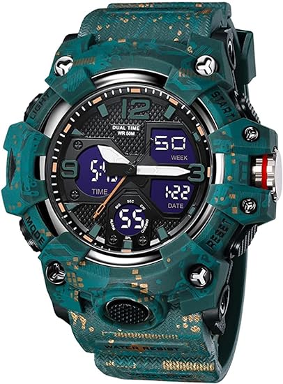 ONE: Men's Watches Multi Function Military S-Shock Sports Watch LED Digital Waterproof