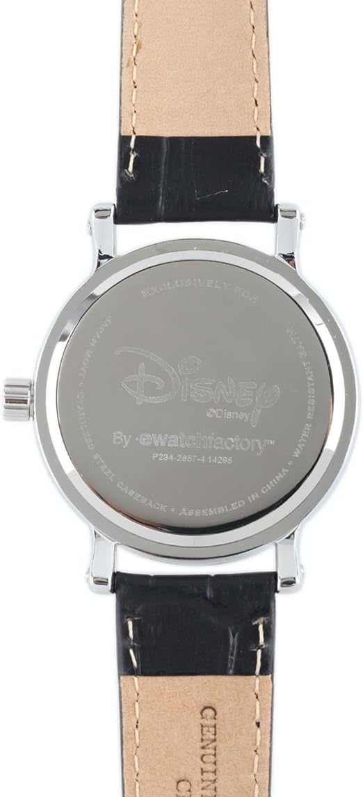 ONE: DISNEY Classic Mickey Mouse Watch Leather Strap Watch