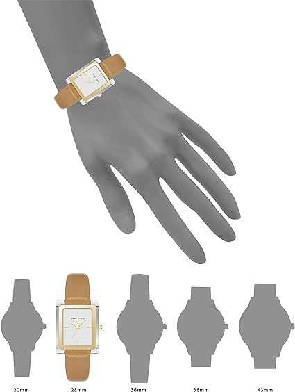 ONE:  Anne Klein Women's Leather Strap Watch