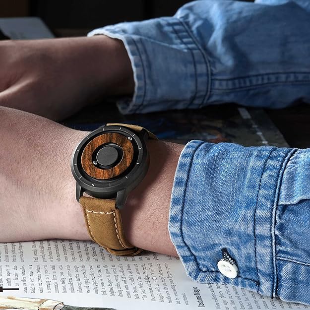 ONE:  Magnetic Levitation Wrist Watch Style Wooden