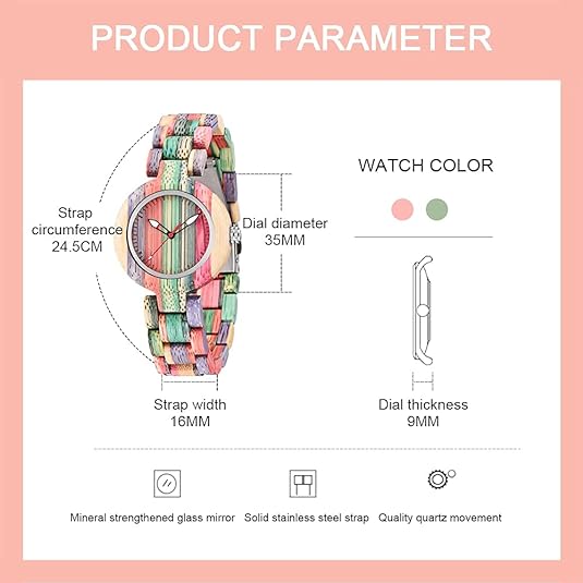 ONE: Wrist Watch Easy to Read  Style