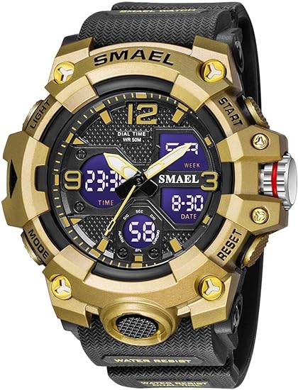 ONE: Men's Watches Multi Function Military S-Shock Sports Watch LED Digital Waterproof