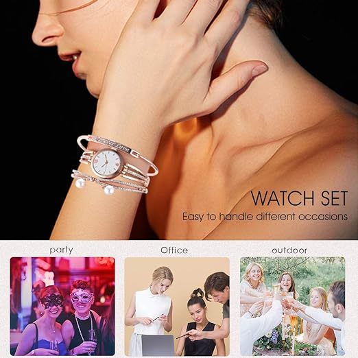 ONE:  Luxury  Bracelet Watch for Women Rhinestone