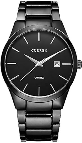 ONE:  Men's Wrist Watch Stainless Steel Band Waterproof  Date Quartz Wristwatch