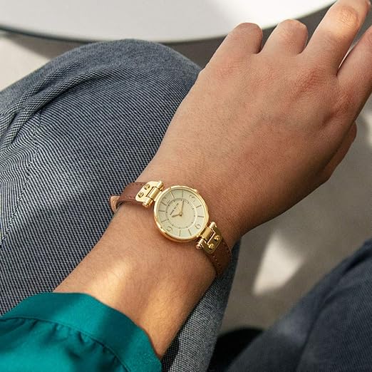 ONE:   Ladies Dress Watch Leather Strap